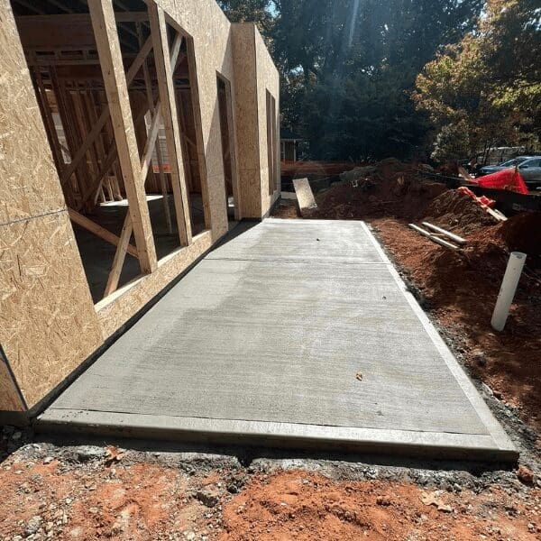 Residential Concrete Patio and Extension completed by MPC - Multiple Personnel Company, a highly-regarded concrete flatwork contractor in northeast GA